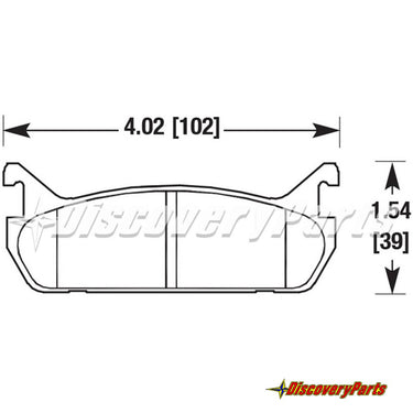 Carbotech CT458 1.6L Miata Rear 1990-1993